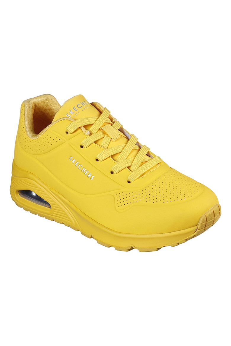 Skechers Pantofi sport de piele ecologica Uno Stand On Air - Pled.ro