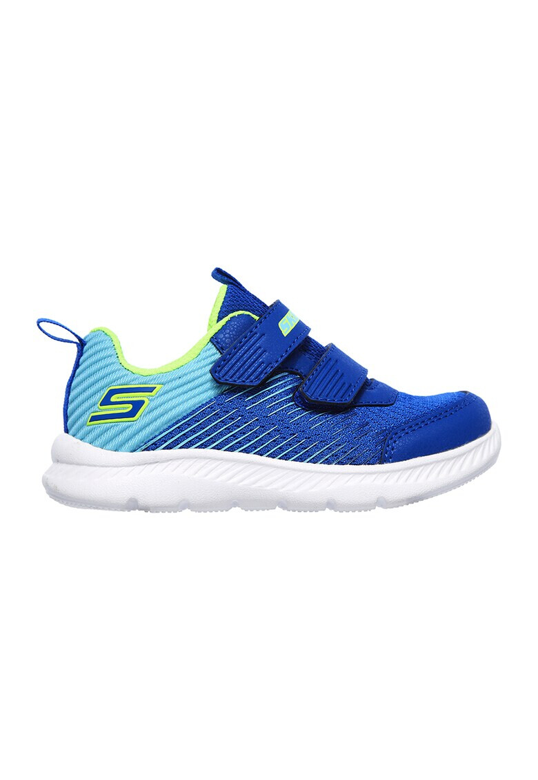 Skechers Pantofi sport de plasa cu benzi velcro Comfy Flex 2.0 Micro-Rush Albastru - Pled.ro