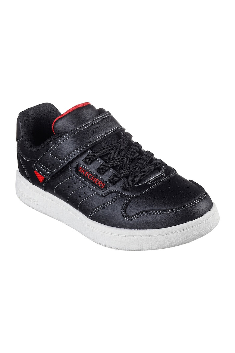 Skechers Pantofi sport din piele ecologica cu inchidere velcro Quick Street - Pled.ro