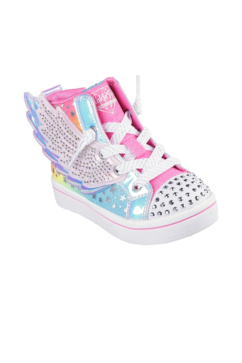 Skechers Pantofi sport medii cu strasuri Twinkle Toes - Pled.ro