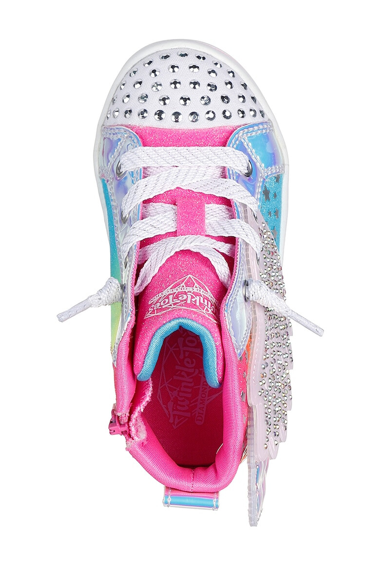 Skechers Pantofi sport medii cu strasuri Twinkle Toes - Pled.ro