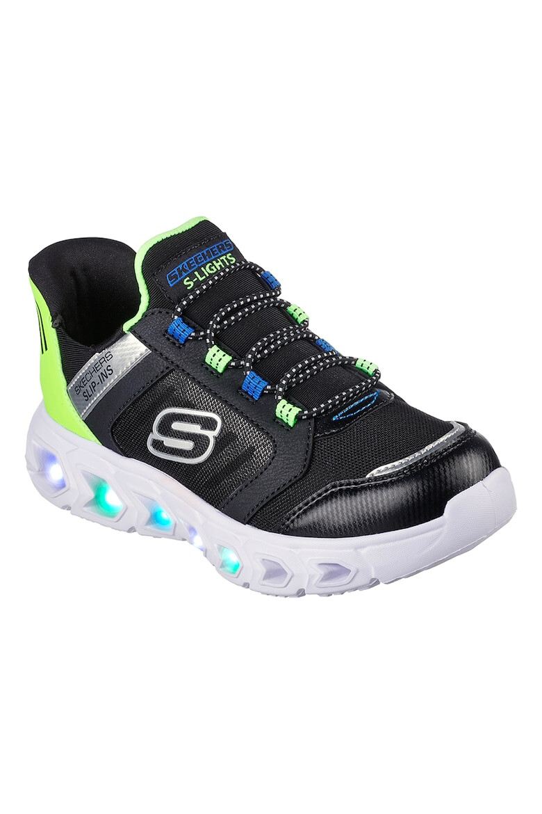 Skechers Pantofi sport slip-on cu LED-uri Hypno Flash 2.0 - Pled.ro