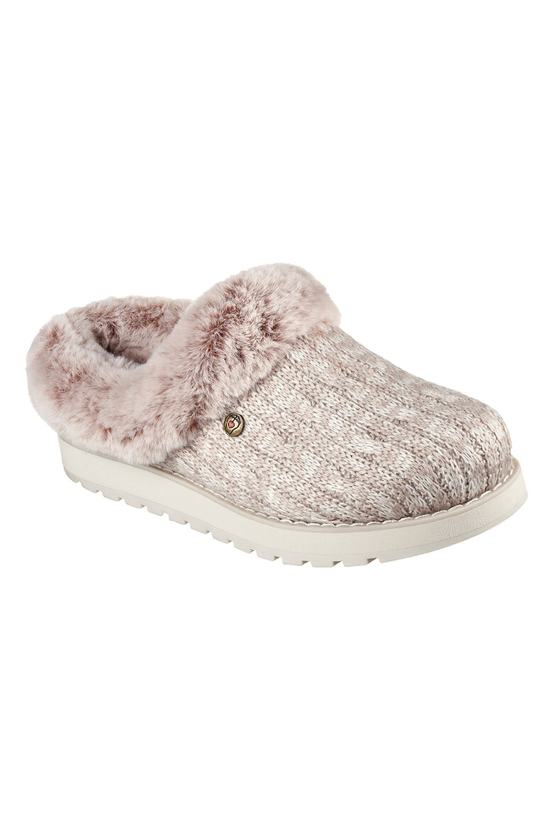 Skechers Papuci cu garnitura din blana sintetica Keepsakes- Ice Angel - Pled.ro