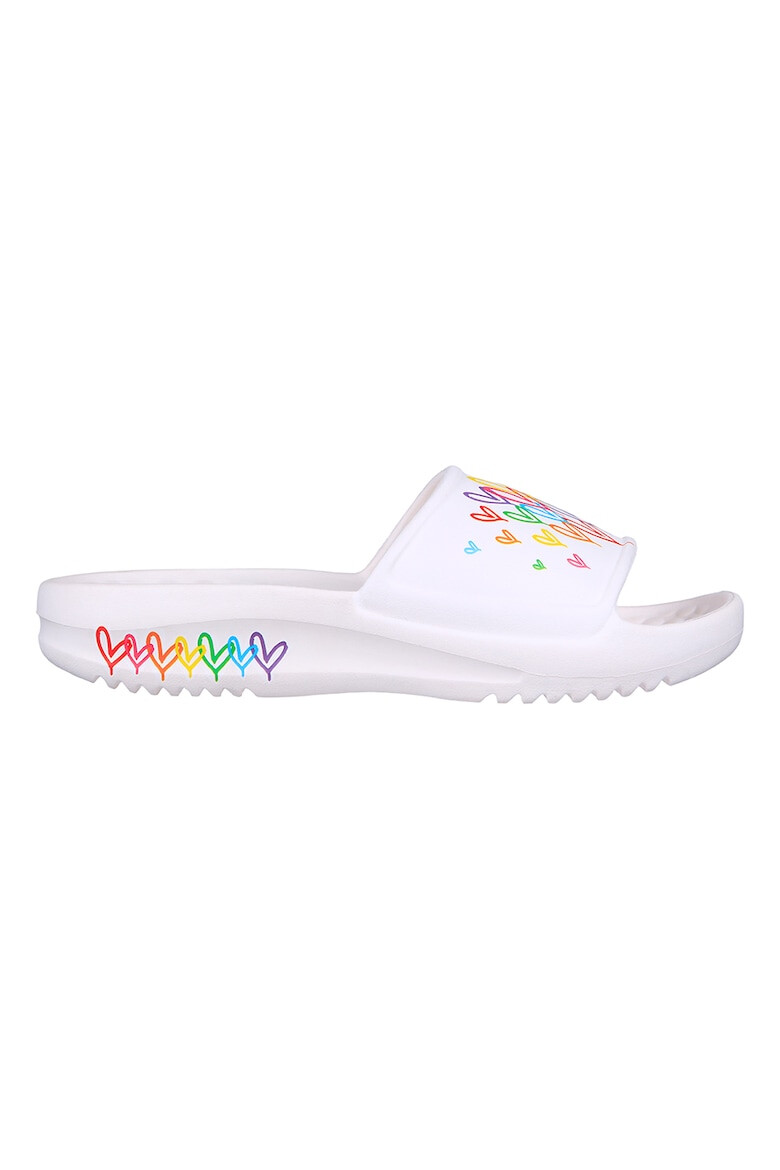 Skechers Papuci cu imprimeu Foamies In Love - Pled.ro