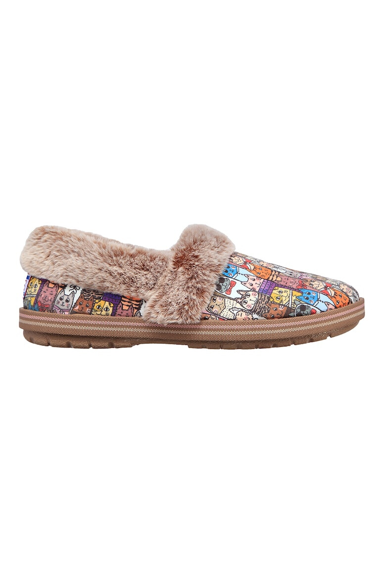 Skechers Papuci cu imprimeu Too Cozy - Pled.ro