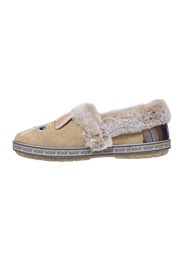 Skechers Papuci de casa din piele intoarsa sintetica Too Cozy- Dog-Attitude - Pled.ro