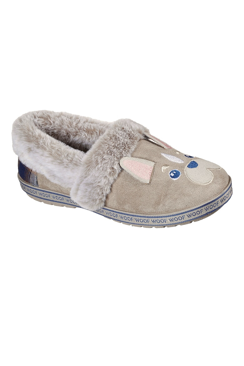 Skechers Papuci de casa din piele intoarsa sintetica Too Cozy- Dog-Attitude - Pled.ro