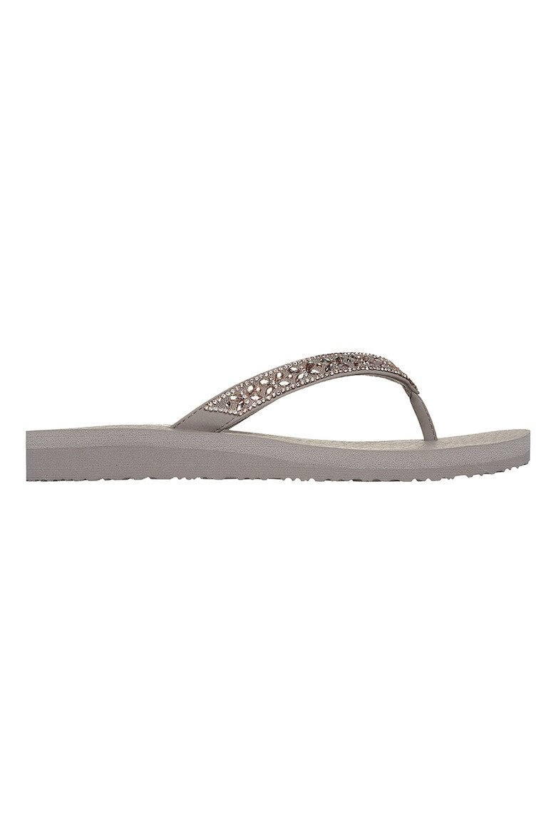 Skechers Papuci flip-flop cu strasuri - Pled.ro