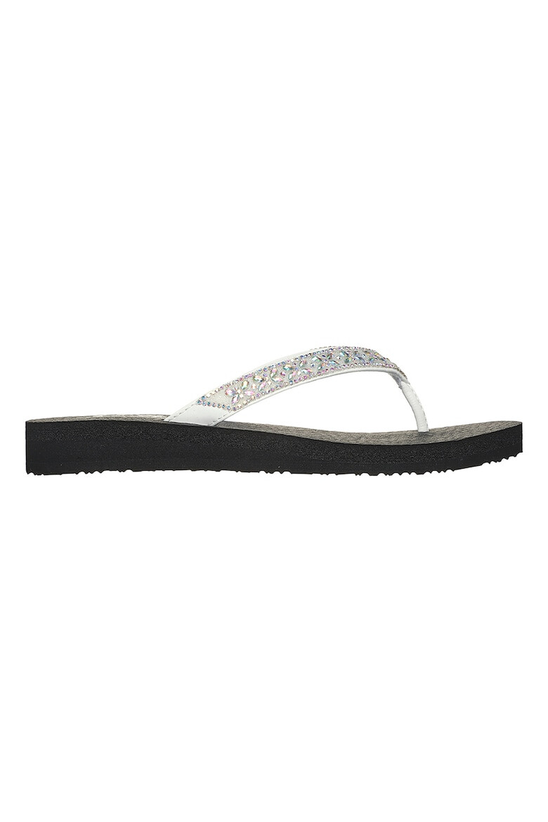 Skechers Papuci flip-flop cu strasuri - Pled.ro