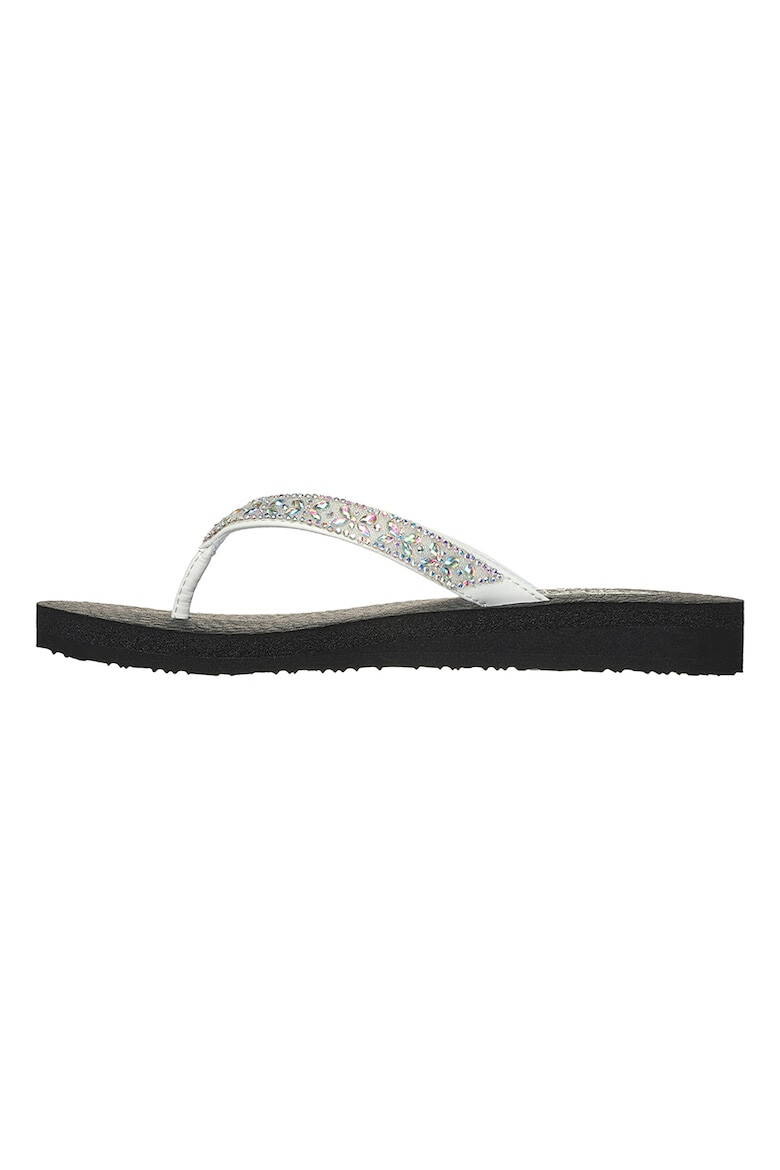 Skechers Papuci flip-flop cu strasuri - Pled.ro