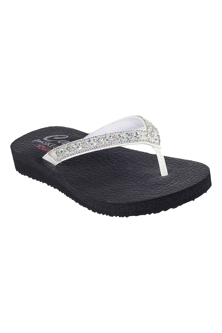 Skechers Papuci flip-flop cu strasuri - Pled.ro