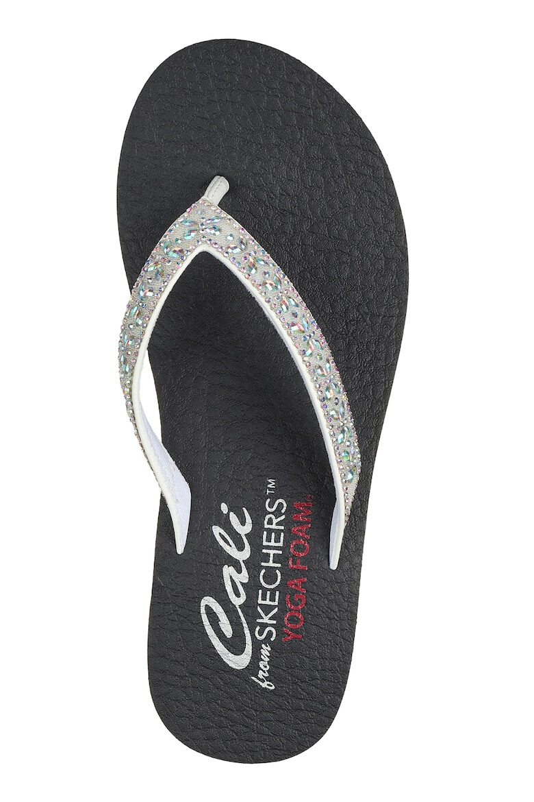 Skechers Papuci flip-flop cu strasuri - Pled.ro