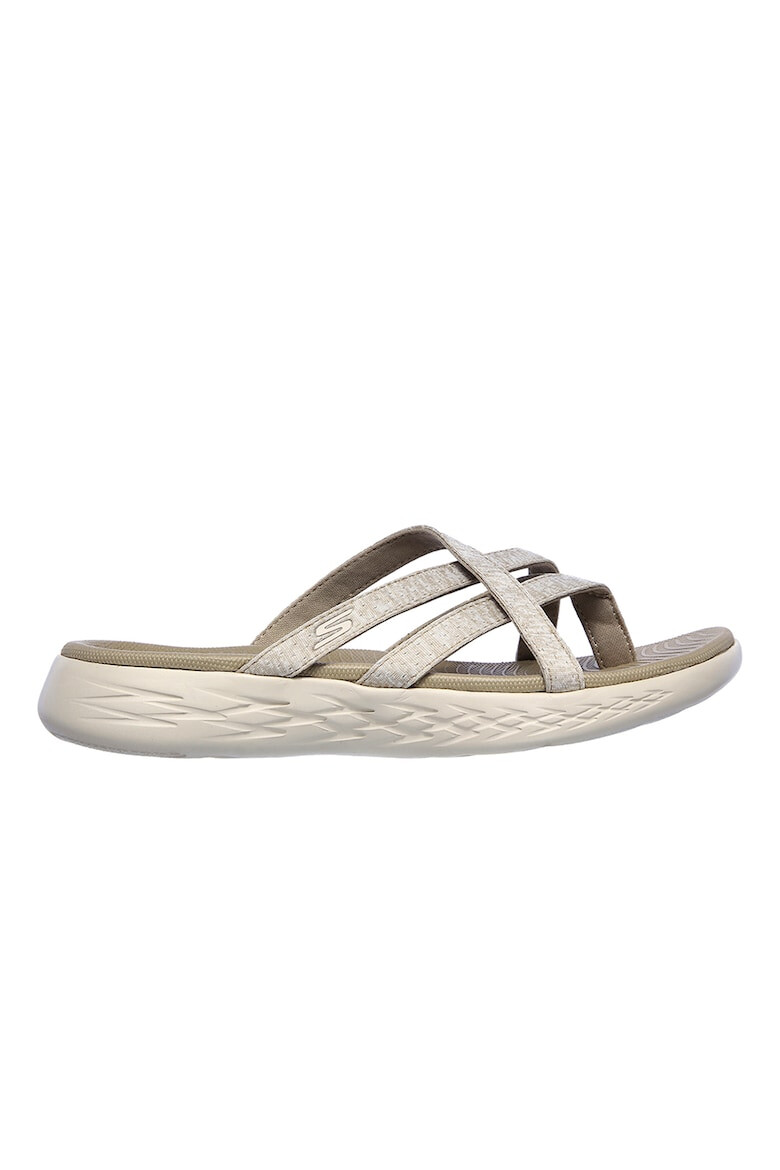 Skechers Papuci flip-flop textili On-The-Go - Pled.ro