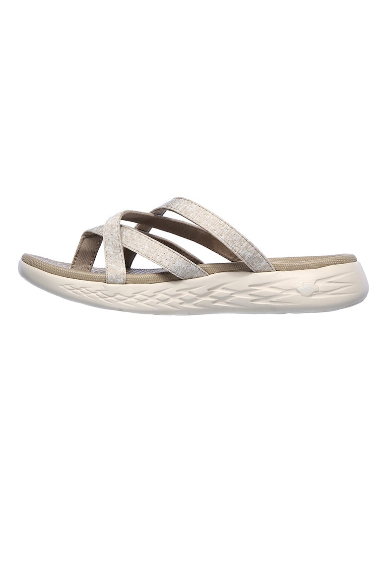 Skechers Papuci flip-flop textili On-The-Go - Pled.ro