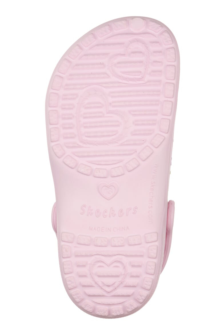 Skechers Saboti slingback cu aplicatii grafice Heart Charmer-Unicorn - Pled.ro