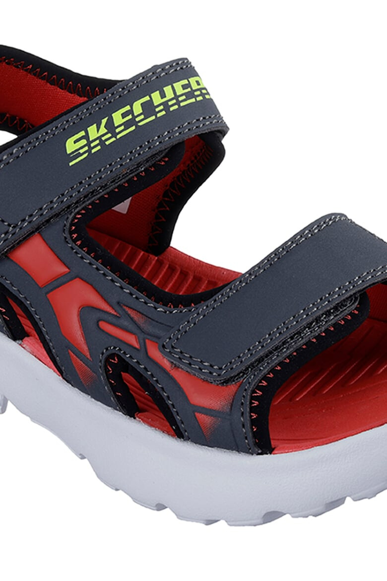 Skechers Sandale cu inchidere velcro si detalii logo - Pled.ro