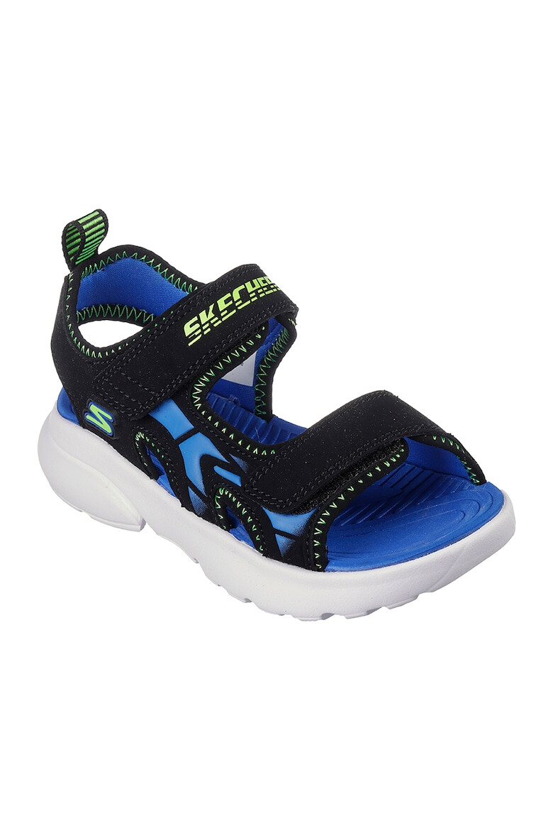 Skechers Sandale cu inchidere velcro si detalii logo - Pled.ro