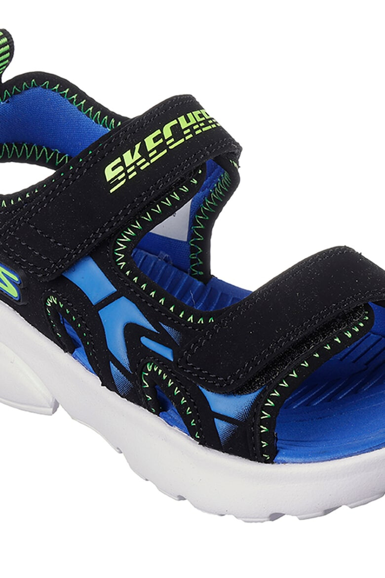 Skechers Sandale cu inchidere velcro si detalii logo - Pled.ro