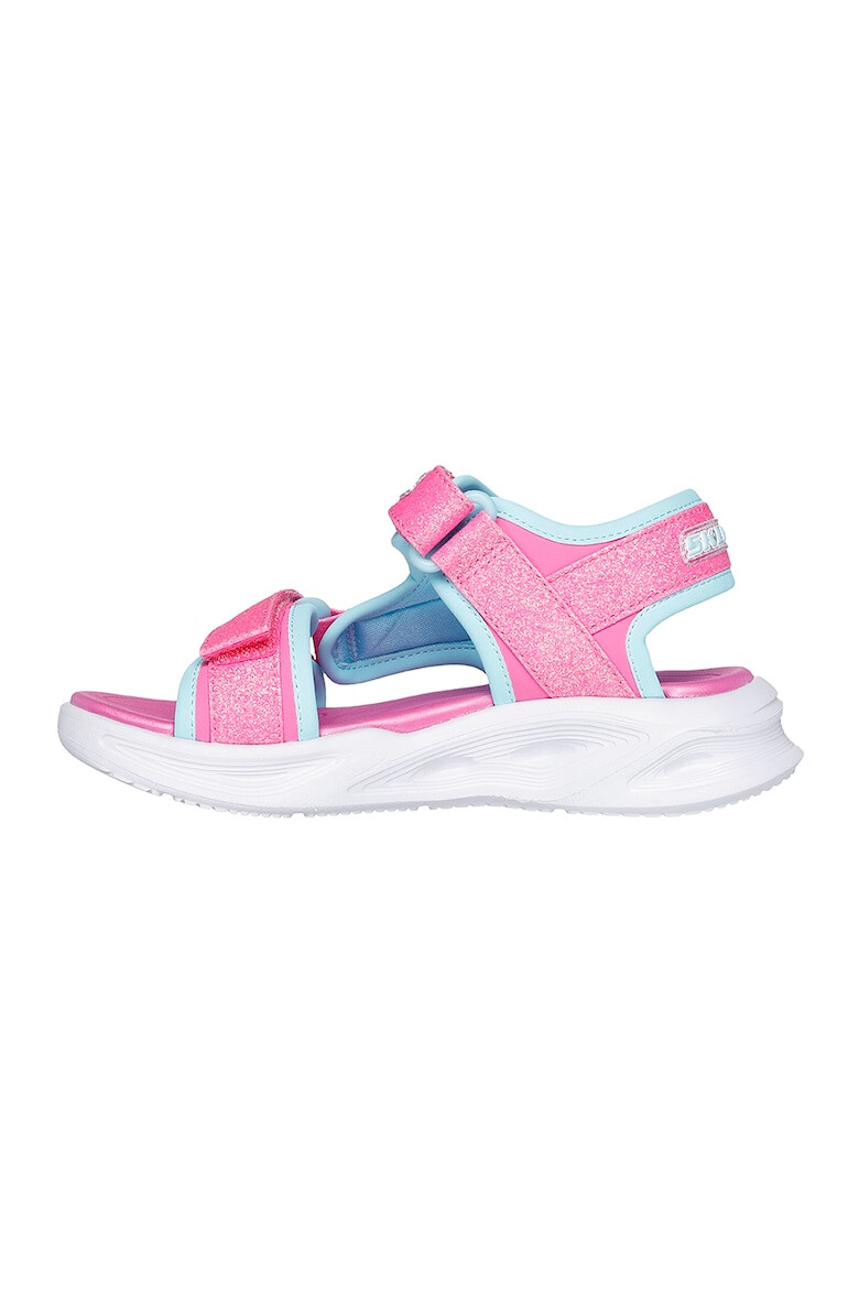 Skechers Sandale cu inchidere velcro si lumini LED - Pled.ro