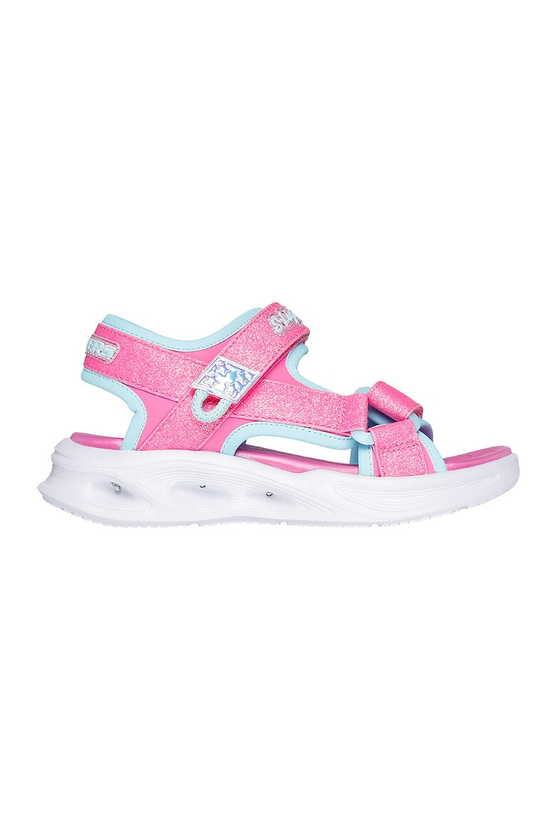 Skechers Sandale cu inchidere velcro si lumini LED - Pled.ro