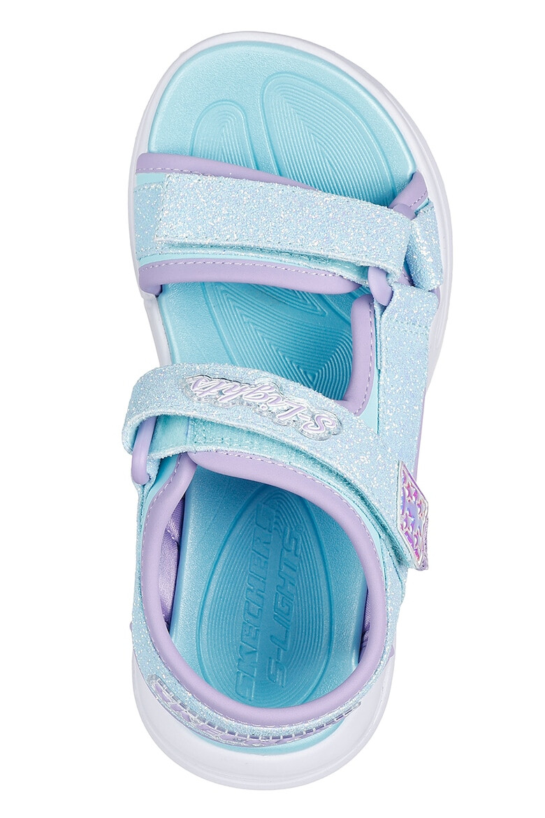 Skechers Sandale cu inchidere velcro si lumini LED - Pled.ro