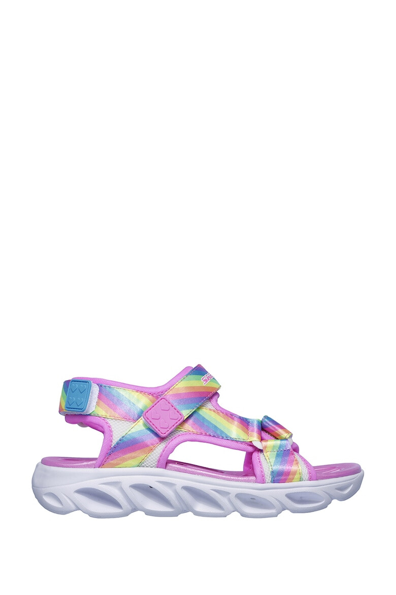 Skechers Sandale cu talpa cu iluminare Hypno Flash Rainbow Lights - Pled.ro