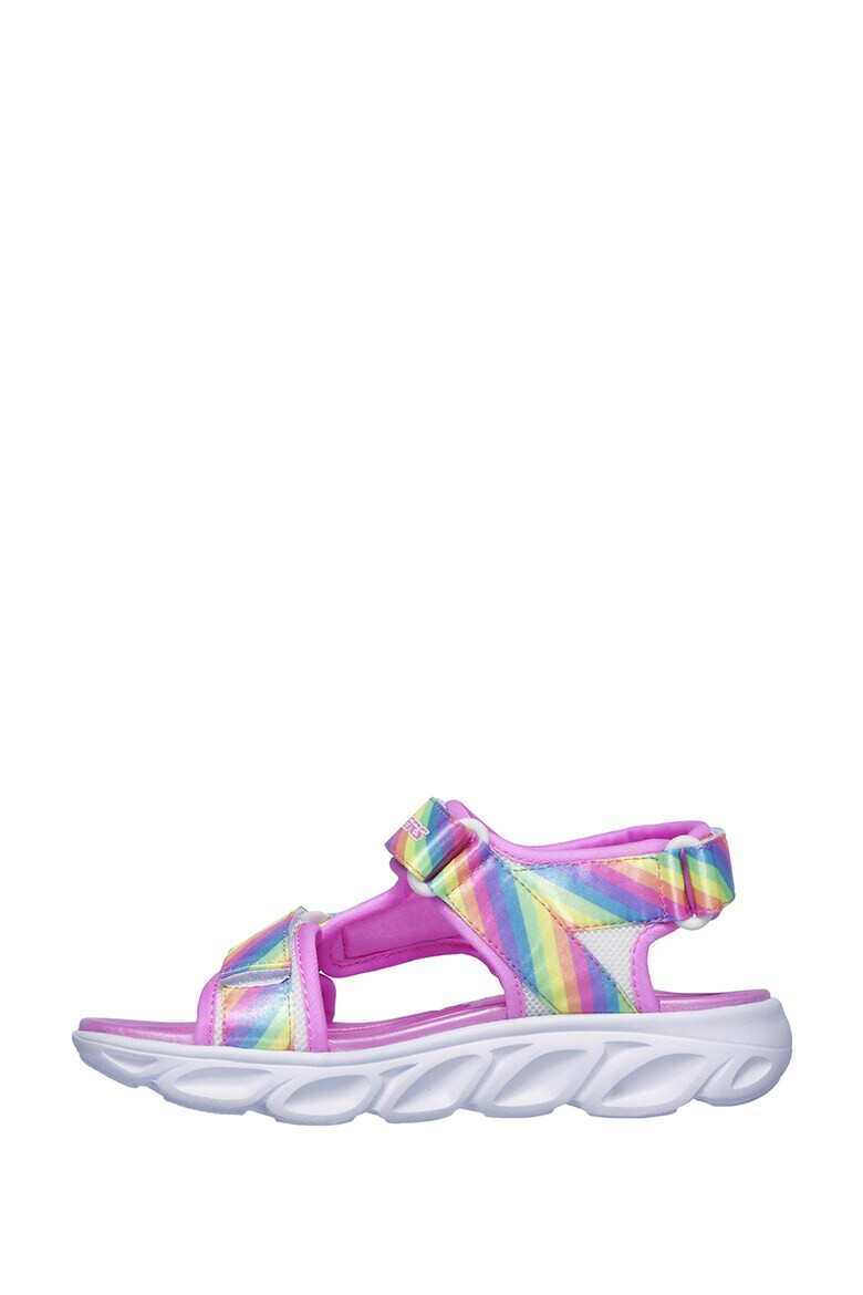 Skechers Sandale cu talpa cu iluminare Hypno Flash Rainbow Lights - Pled.ro