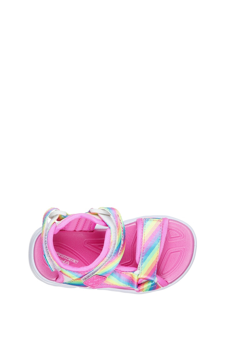 Skechers Sandale cu talpa cu iluminare Hypno Splash Rainbow Lights - Pled.ro