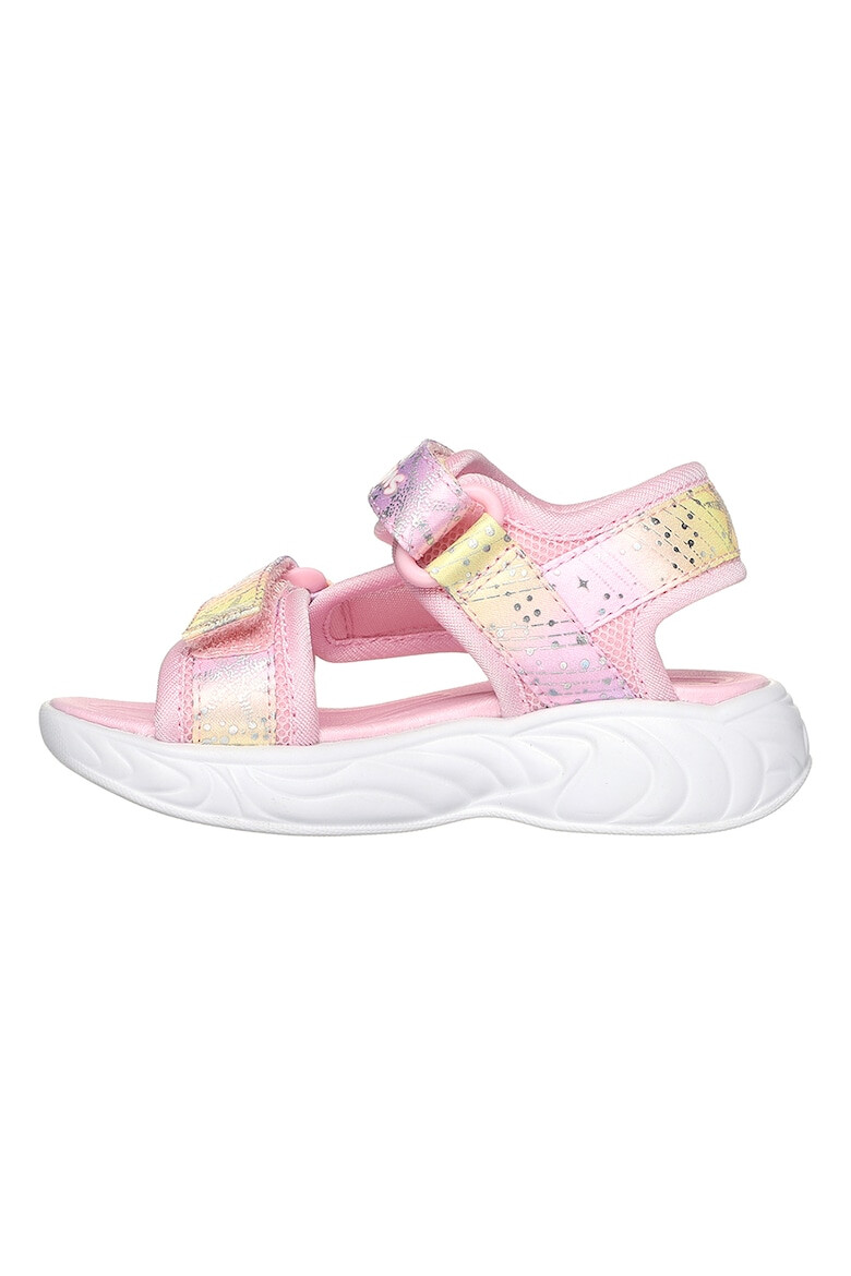 Skechers Sandale cu velcro si model colorblock Unicorn Dream - Pled.ro