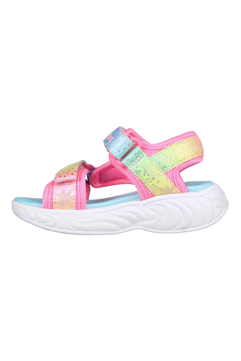 Skechers Sandale cu velcro si model colorblock Unicorn Dream - Pled.ro