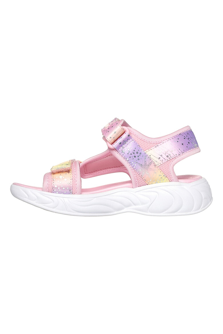 Skechers Sandale cu velcro si model colorblock Unicorn Dreams - Pled.ro