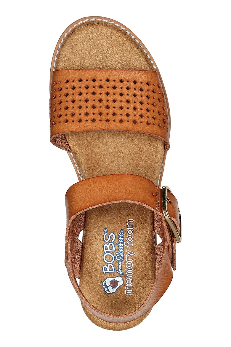 Skechers Sandale de piele ecologica cu perforatii Bobs - Pled.ro