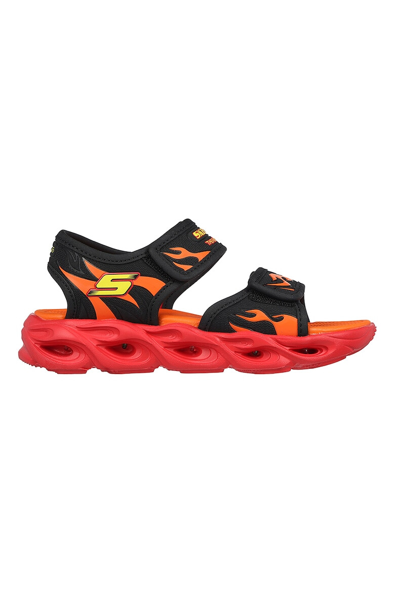 Skechers Sandale din material textil cu velcro Thermo-Splash Heat-Flo - Pled.ro