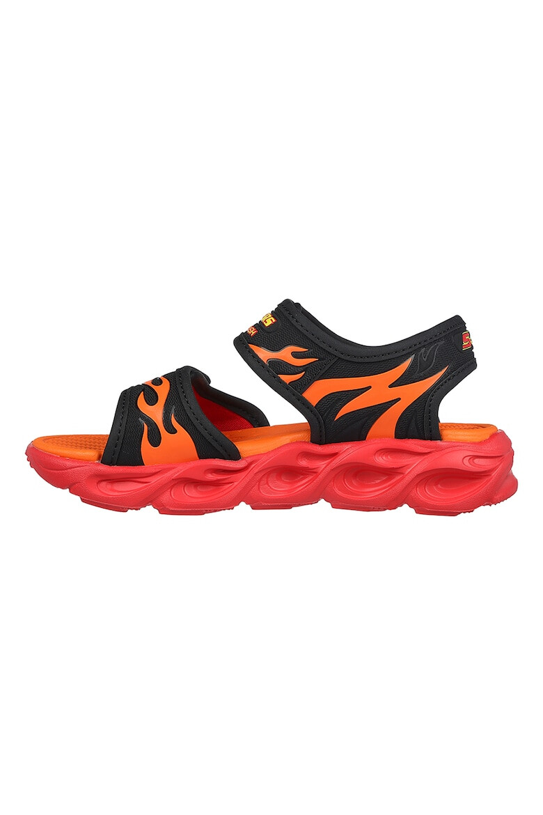 Skechers Sandale din material textil cu velcro Thermo-Splash Heat-Flo - Pled.ro