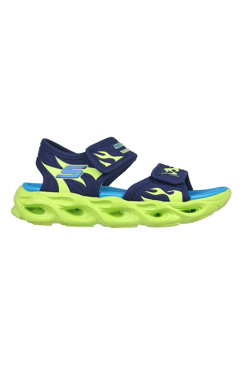 Skechers Sandale din material textil cu velcro Thermo-Splash Heat-Flo - Pled.ro