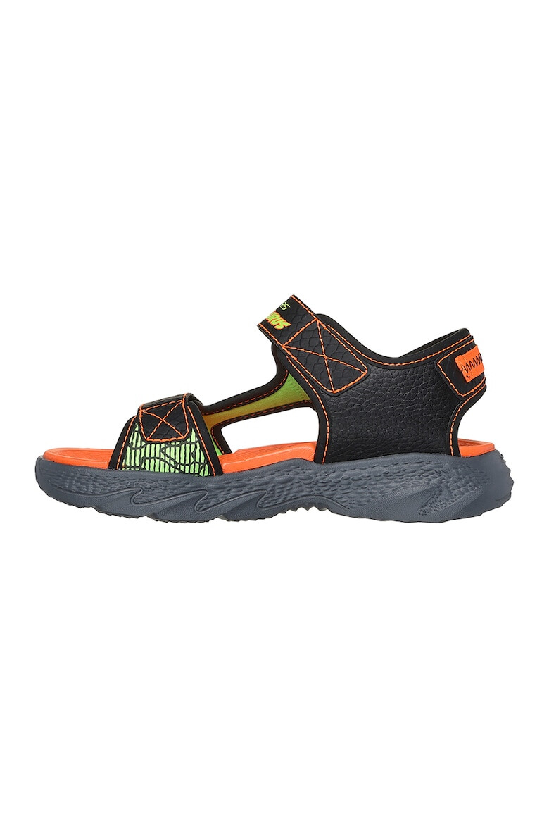 Skechers Sandale din piele ecologica cu inchidere velcro - Pled.ro