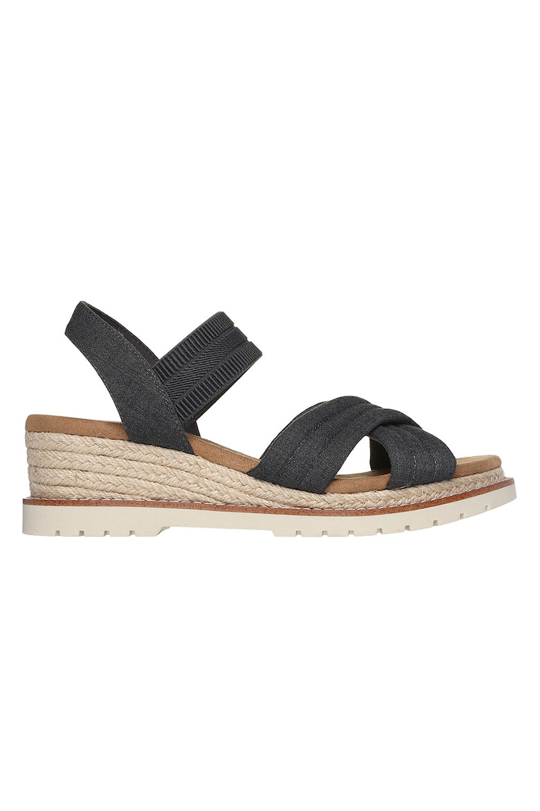 Skechers Sandale-espadrile cu talpa wedge - Pled.ro