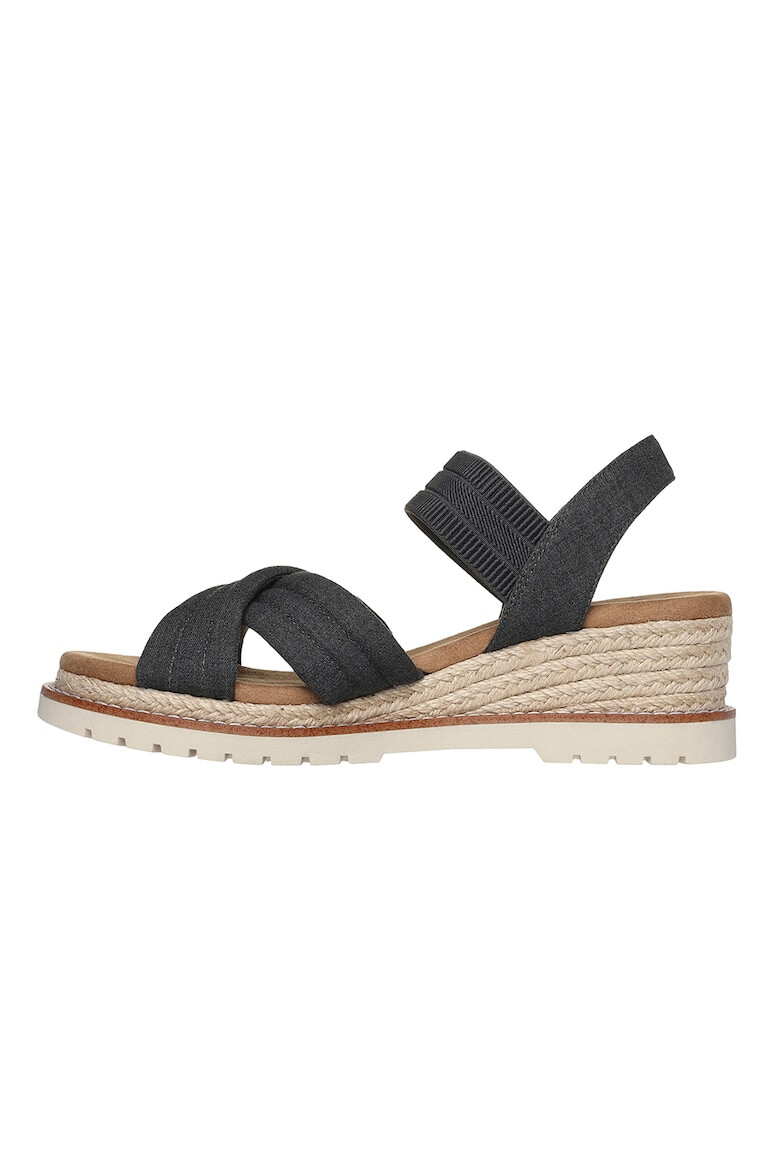 Skechers Sandale-espadrile cu talpa wedge - Pled.ro