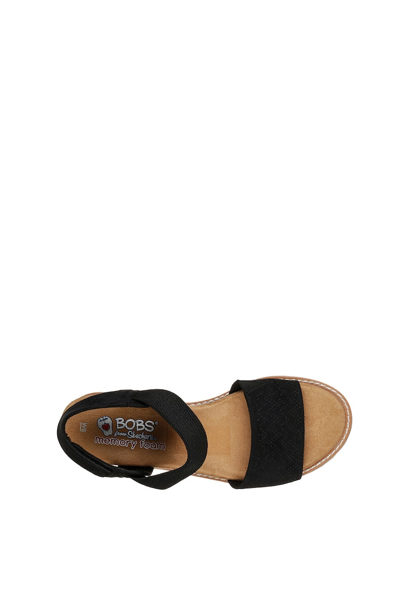 Skechers Sandale wedge de piele intoarsa Desert Kiss - Pled.ro