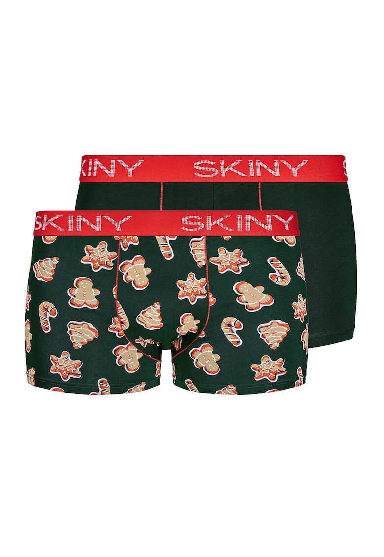 Skiny Set de boxeri cu banda cu logo in talie- 2 perechi - Pled.ro