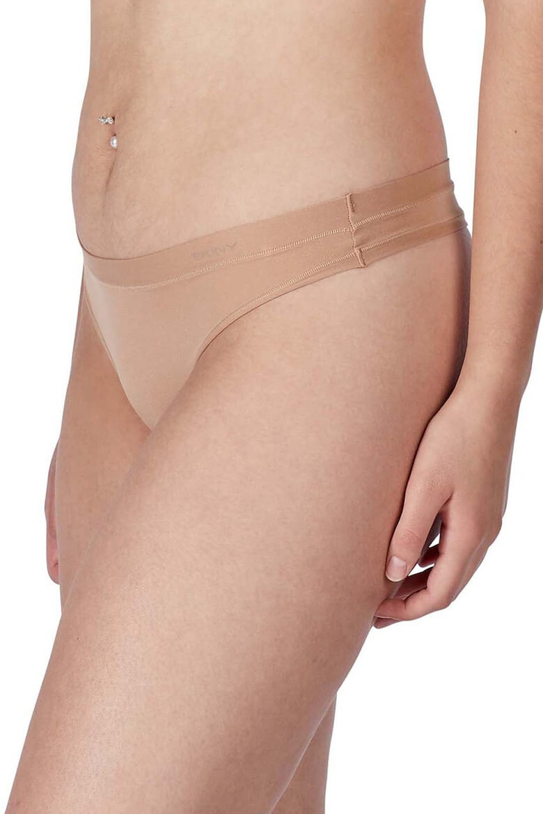 Skiny Set de chiloti tanga cu model uni - 2 perechi - Pled.ro