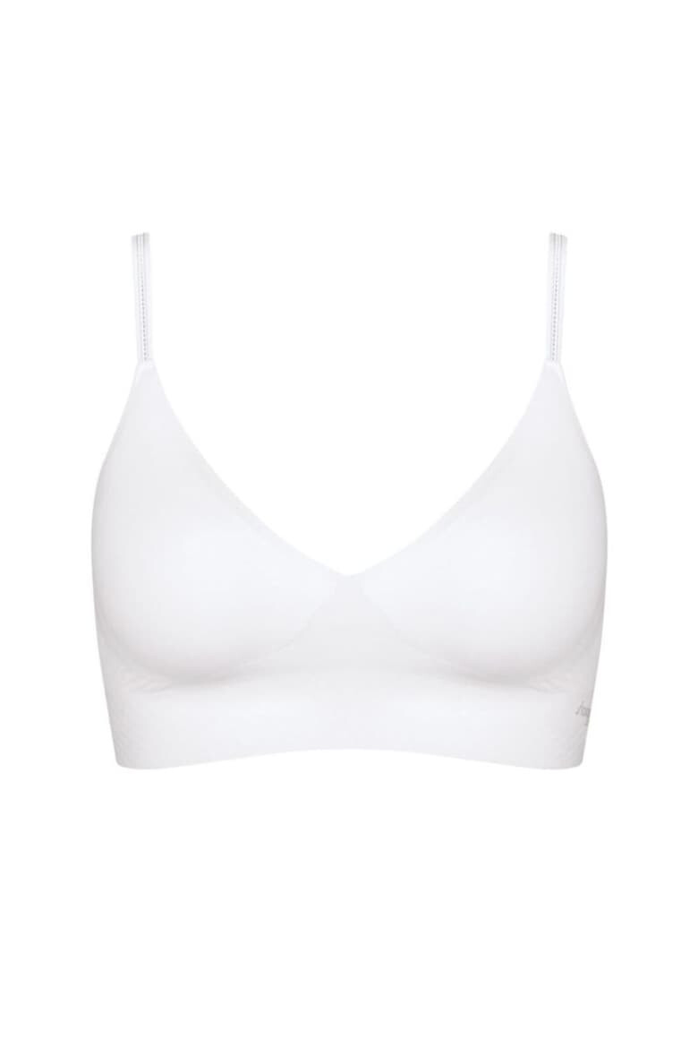 Sloggi Bustiera fara cusaturi BODY ADAPT Bralette Alb - Pled.ro