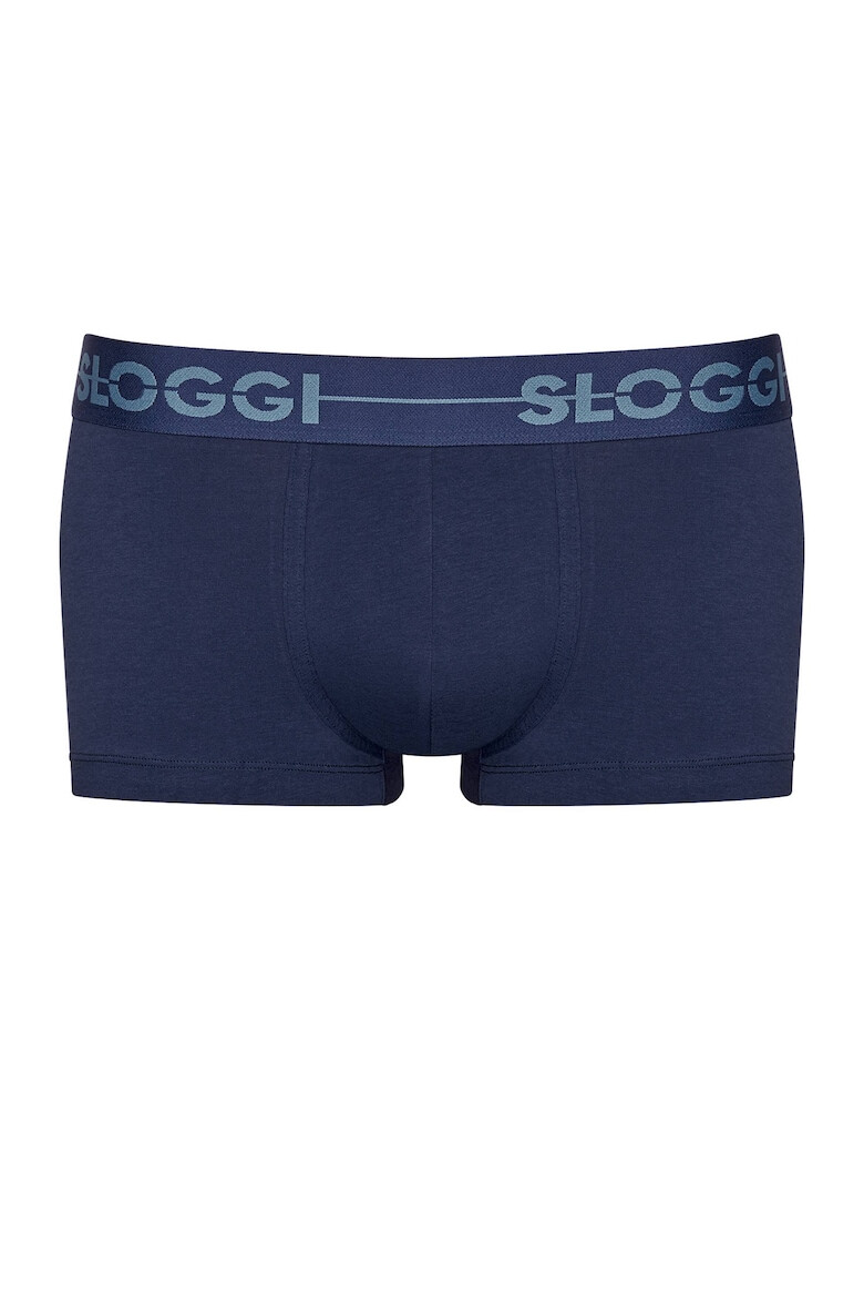 Sloggi Set de boxeri cu banda logo in talie - 3 perechi - Pled.ro