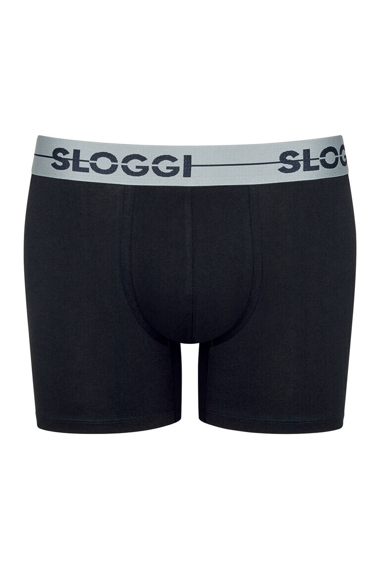 Sloggi Set de boxeri cu banda logo in talie - 3 perechi - Pled.ro