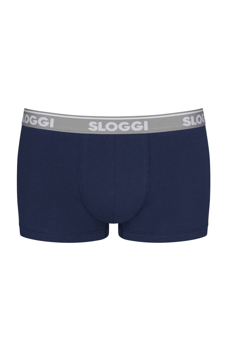 Sloggi Set de boxeri din amestec de bumbac cu banda logo - 6 perechi - Pled.ro