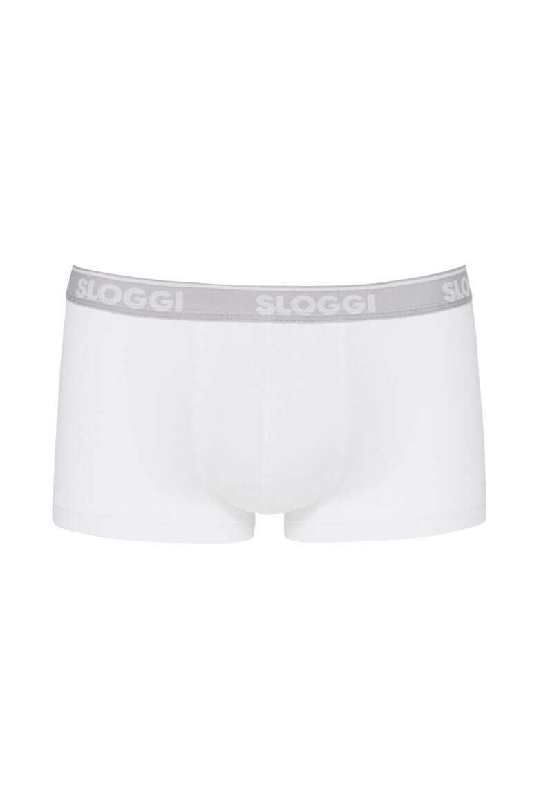 Sloggi Set de boxeri din amestec de bumbac cu banda logo - 6 perechi - Pled.ro