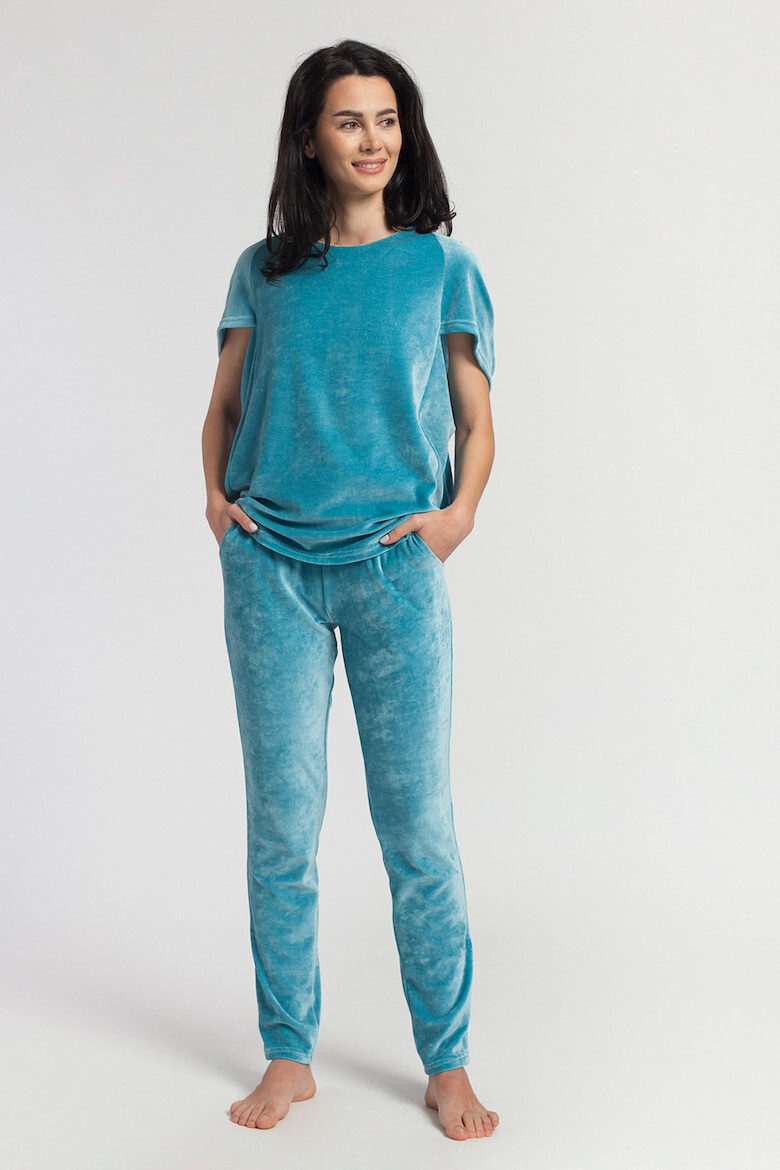 Sofiaman Bluza de pijama cu maneci scurte Velvet - Pled.ro