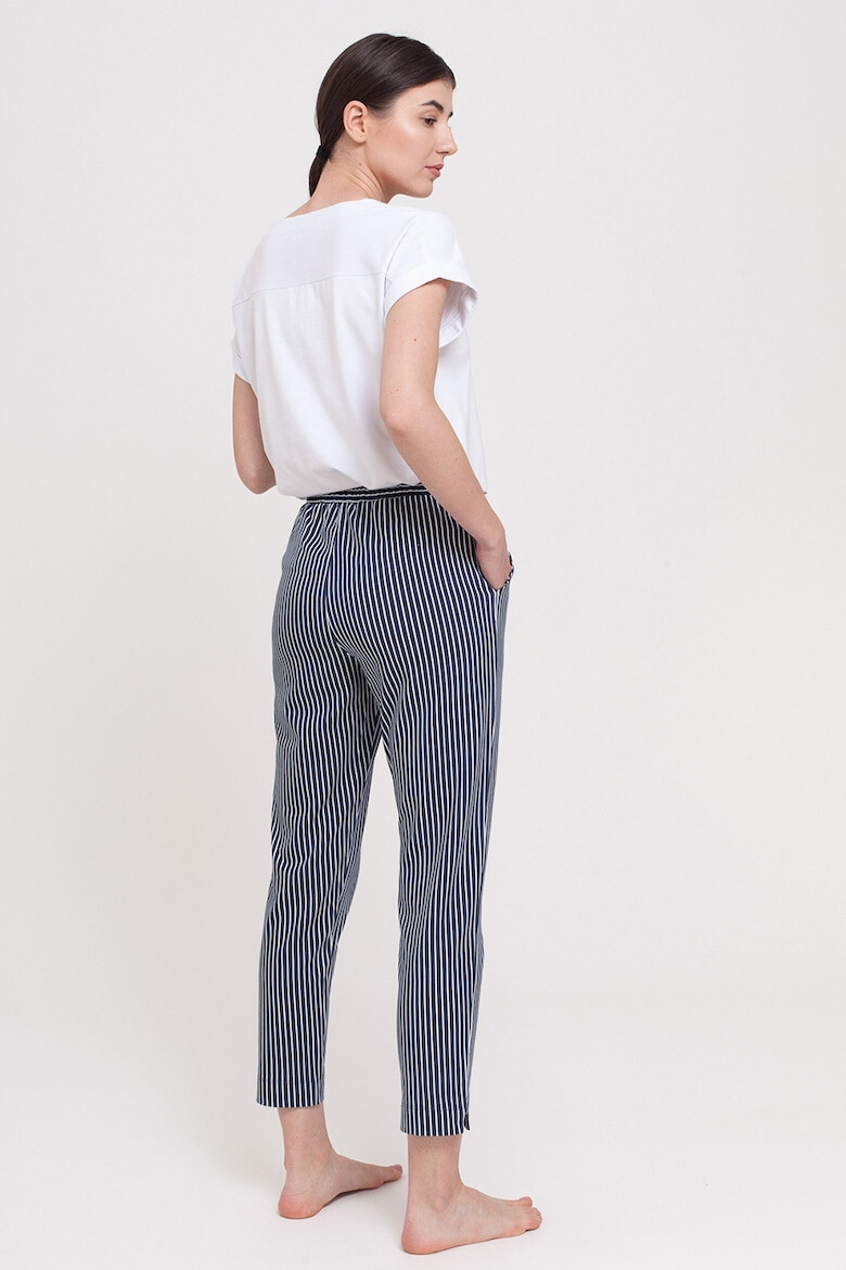 Sofiaman Pantaloni crop de casa din amestec de modal - Pled.ro