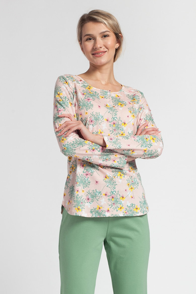 Soft & Seven BY SOFIAMAN Pijama cu imprimeu floral - Pled.ro