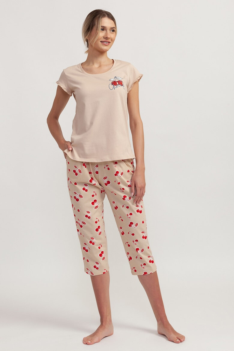 Soft & Seven BY SOFIAMAN Pijama cu imprimeu grafic Josie - Pled.ro